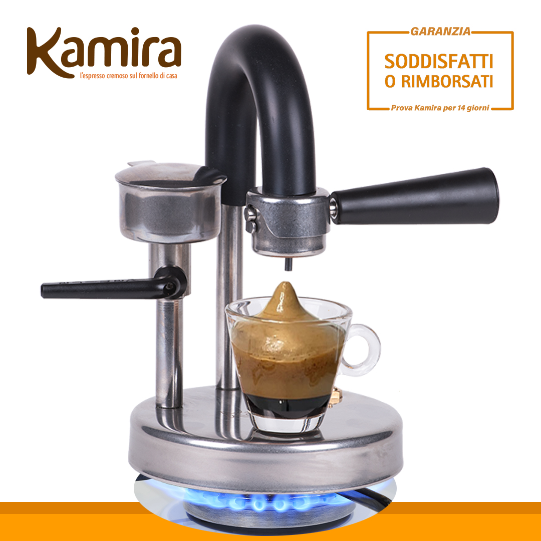 Kamira Espresso Cremoso - La caffettiera per il caffè espresso cremoso dal  design unico. Scopri KAMIRA su www.espressokamira.com